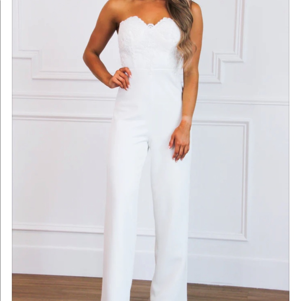 White Maniju Jumpsuit